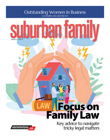 Suburban Family Magazine Issue Cover